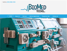 Tablet Screenshot of biomedtechs.com